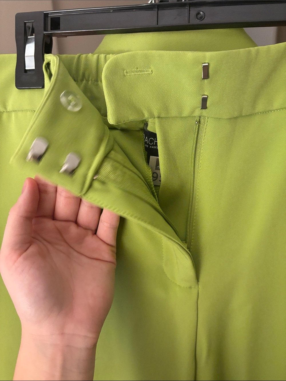 Rachel Zoe Bright Lime Green Tailored Blazer and Trouser Set - Picture 6 of 7